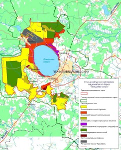 Национальный парк «Плещеево озеро». Карта